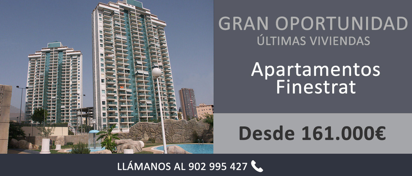 Apartamentos de ocasión en Cala de Finestrat. ULTIMAS VIVIENDAS!